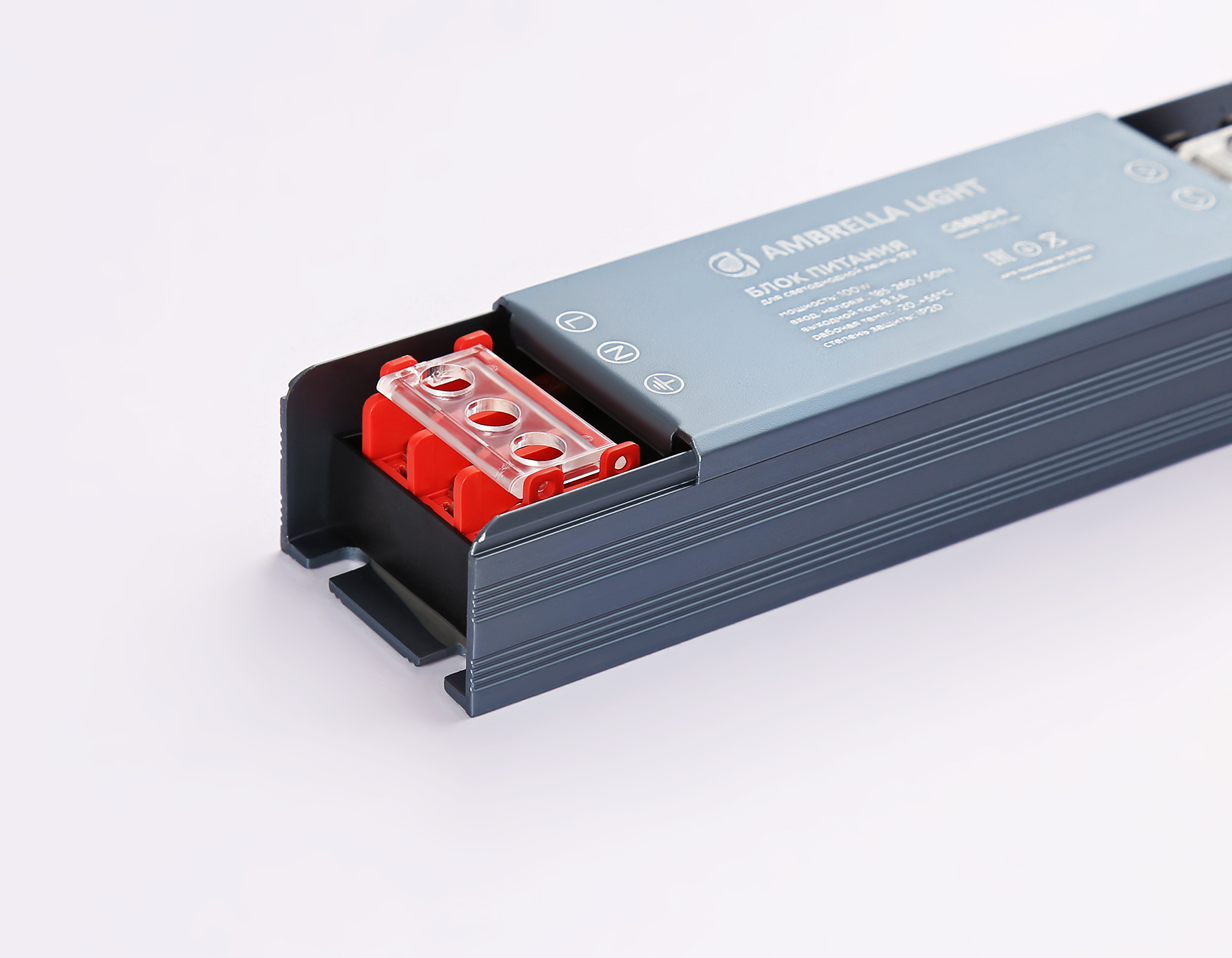 GS8804 блок питания 12V 100W 8.3A IP20 185-260V 130*35*22 GS8804 блок питания 12V 100W 8.3A IP20 185-260V 130*35*22