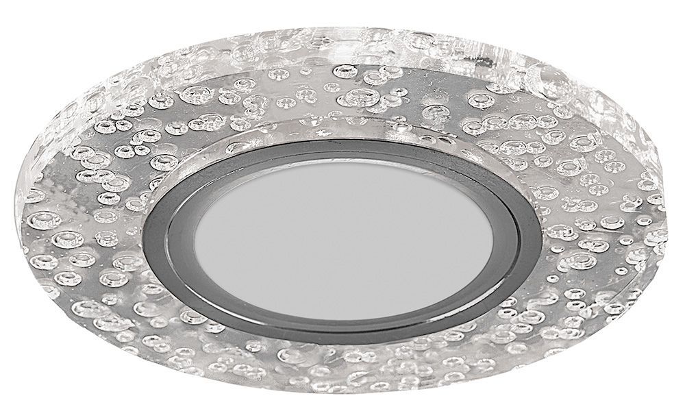 Светильник встраиваемый с белой LED подсветкой Feron CD953 потолочный MR16 G5.3, прозрачный Светильник встраиваемый с белой LED подсветкой Feron CD953 потолочный MR16 G5.3, прозрачный