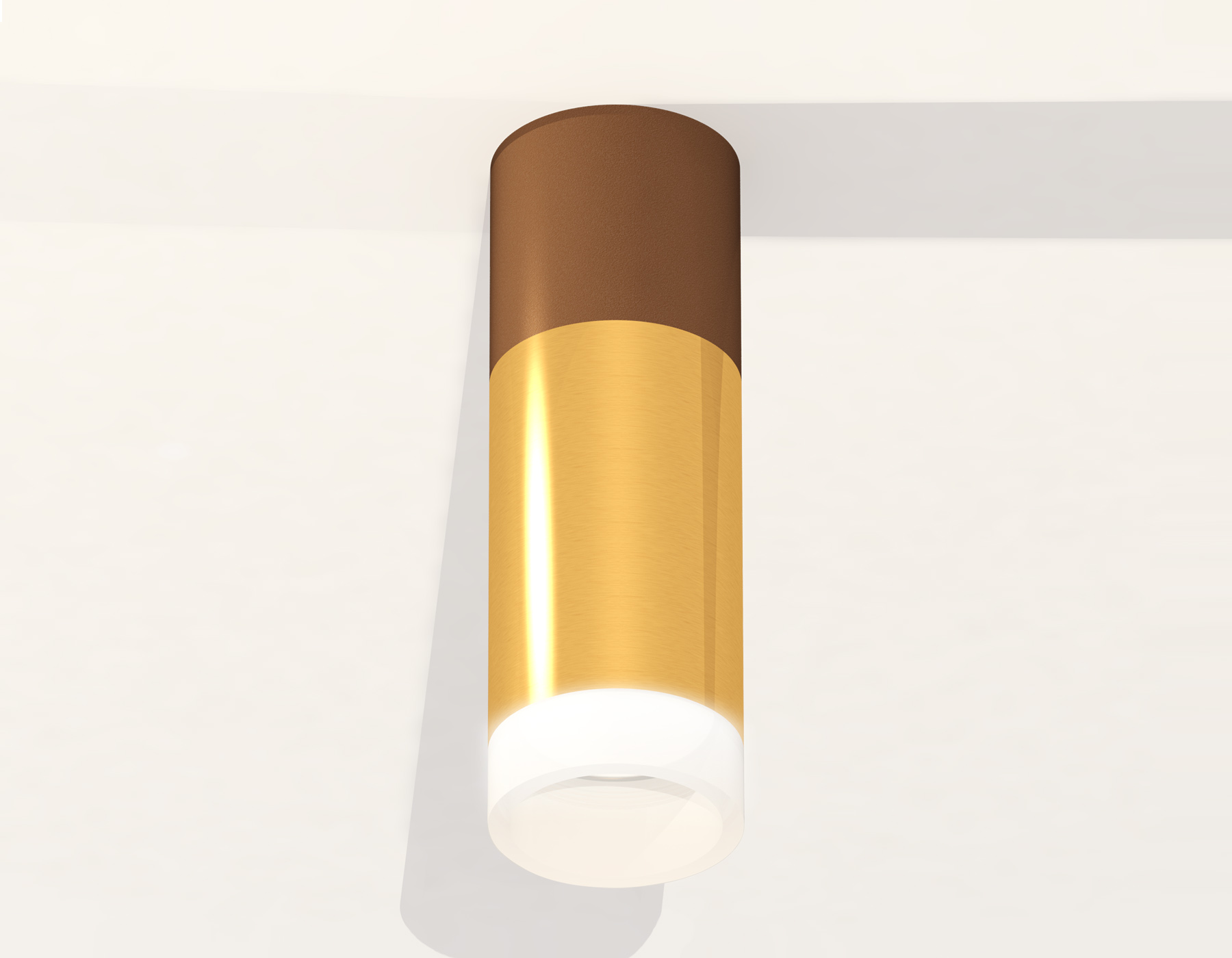 Накладной светильник XS6327062 PYG/SCF/FR золото желтое полированное/кофе песок/белый матовый MR16 GU5.3