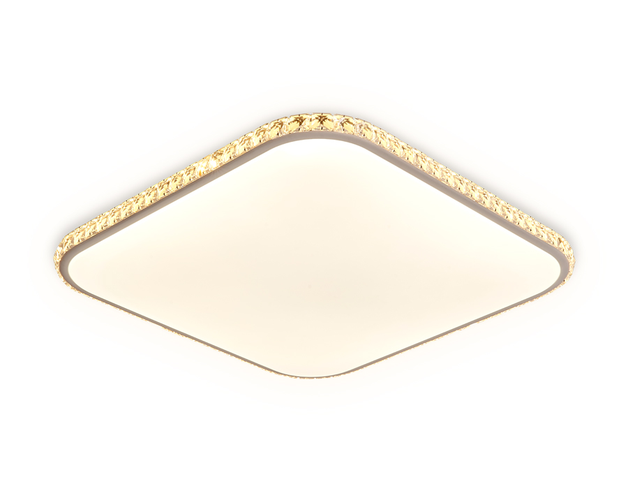 Потолочный светодиодный светильник Ambrella с пультом FF75 WH белый 48W+24W 400*400*60 (ПДУ ИК) Потолочный светодиодный светильник Ambrella с пультом FF75 WH белый 48W+24W 400*400*60 (ПДУ ИК)