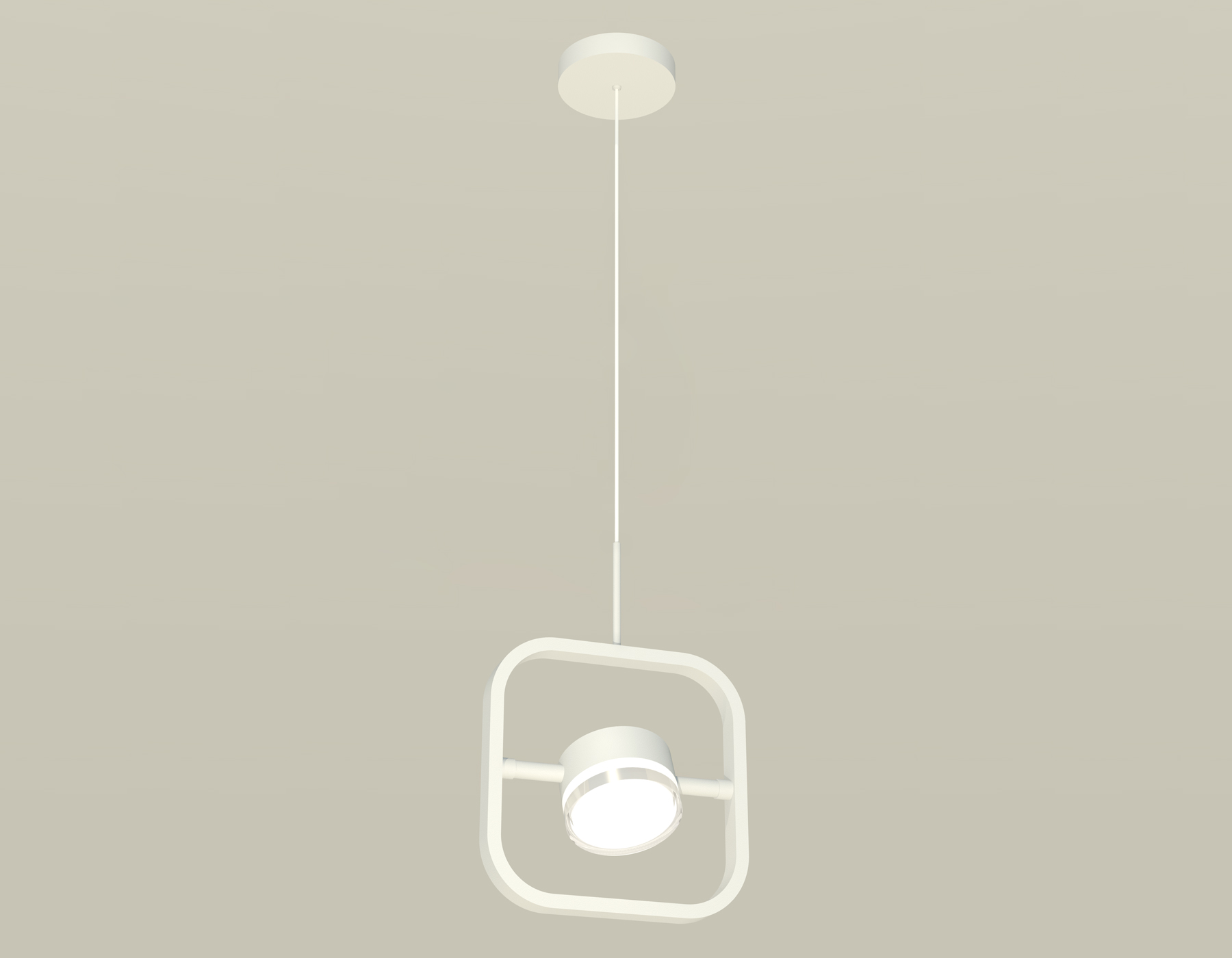 Подвесной светильтник Ambrella XB9118157 SWH/FR/CL белый песок/белый матовый/прозрачный GX53 (C9118, N8399)