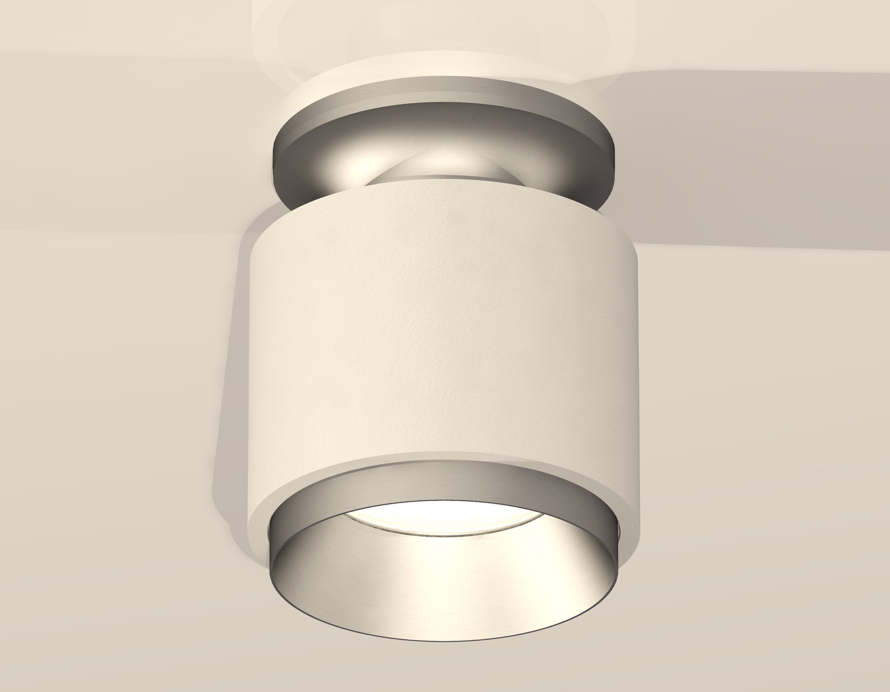 Накладной светильник XS7510100 SWH/MCH белый песок/хром матовый MR16 GU5.3 (N7928, C7510, N7033)