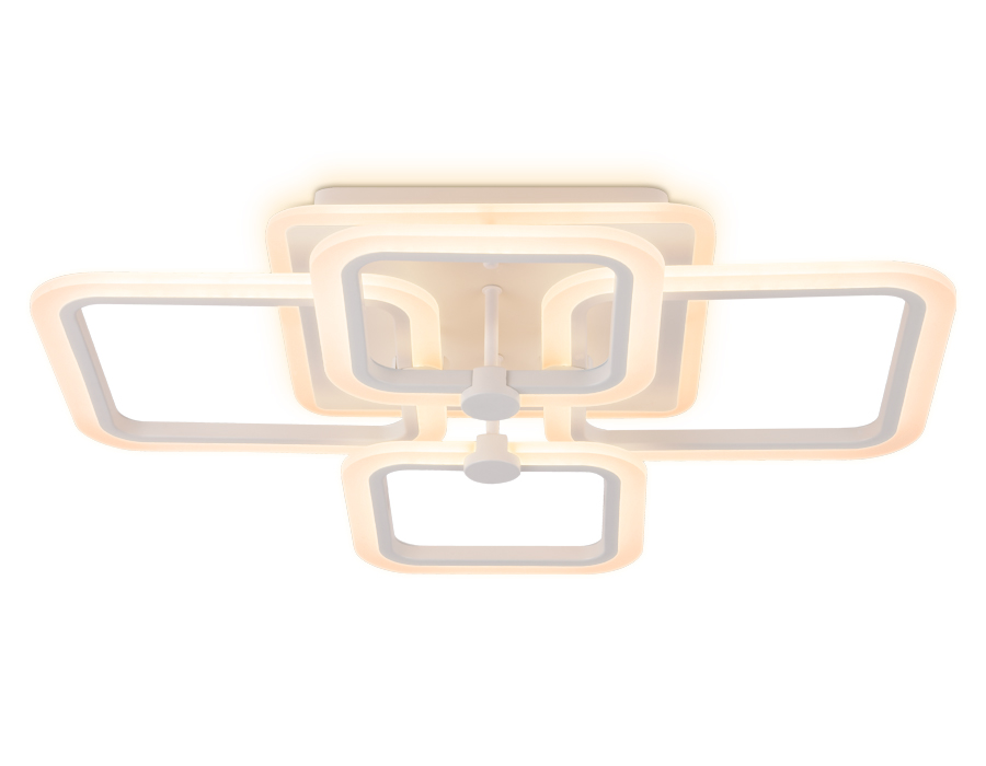 Потолочный светодиодный светильник Ambrella с пультом FA533 белый 105W 770*540*120