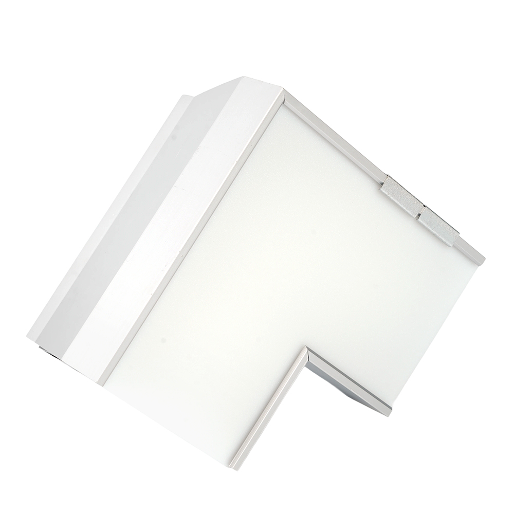 Светильник коннектор Feron AL4036L 4W 440Lm 3000К-4000К-6400K, L-образный, с ручным переключением режимов, серебро, 115*115*70мм возмож. соедин. в линию, серия RetailRay