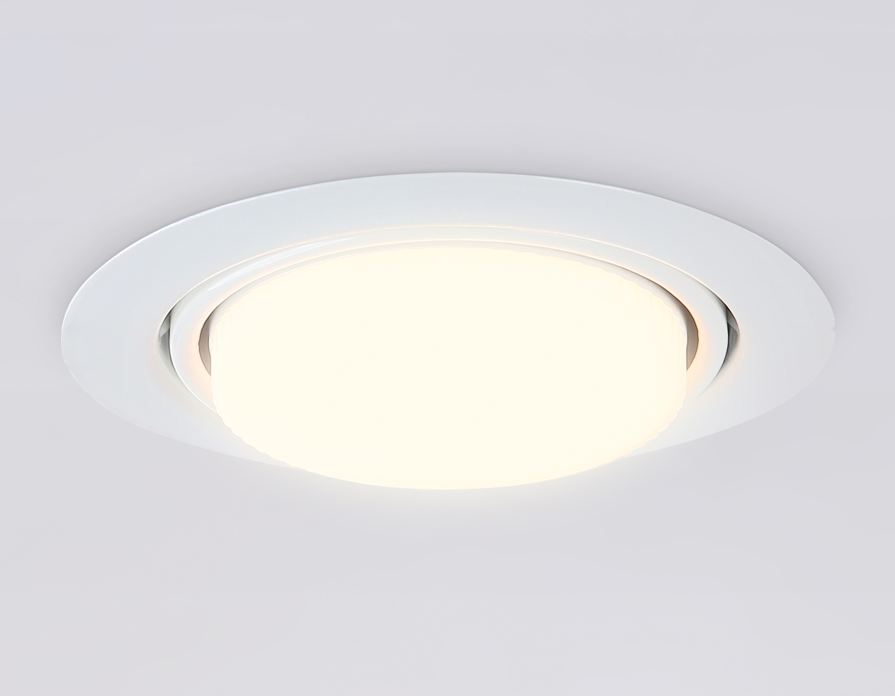 Встраиваемый светильник Ambrella G10122 WH белый GX53 max 12W D120*48