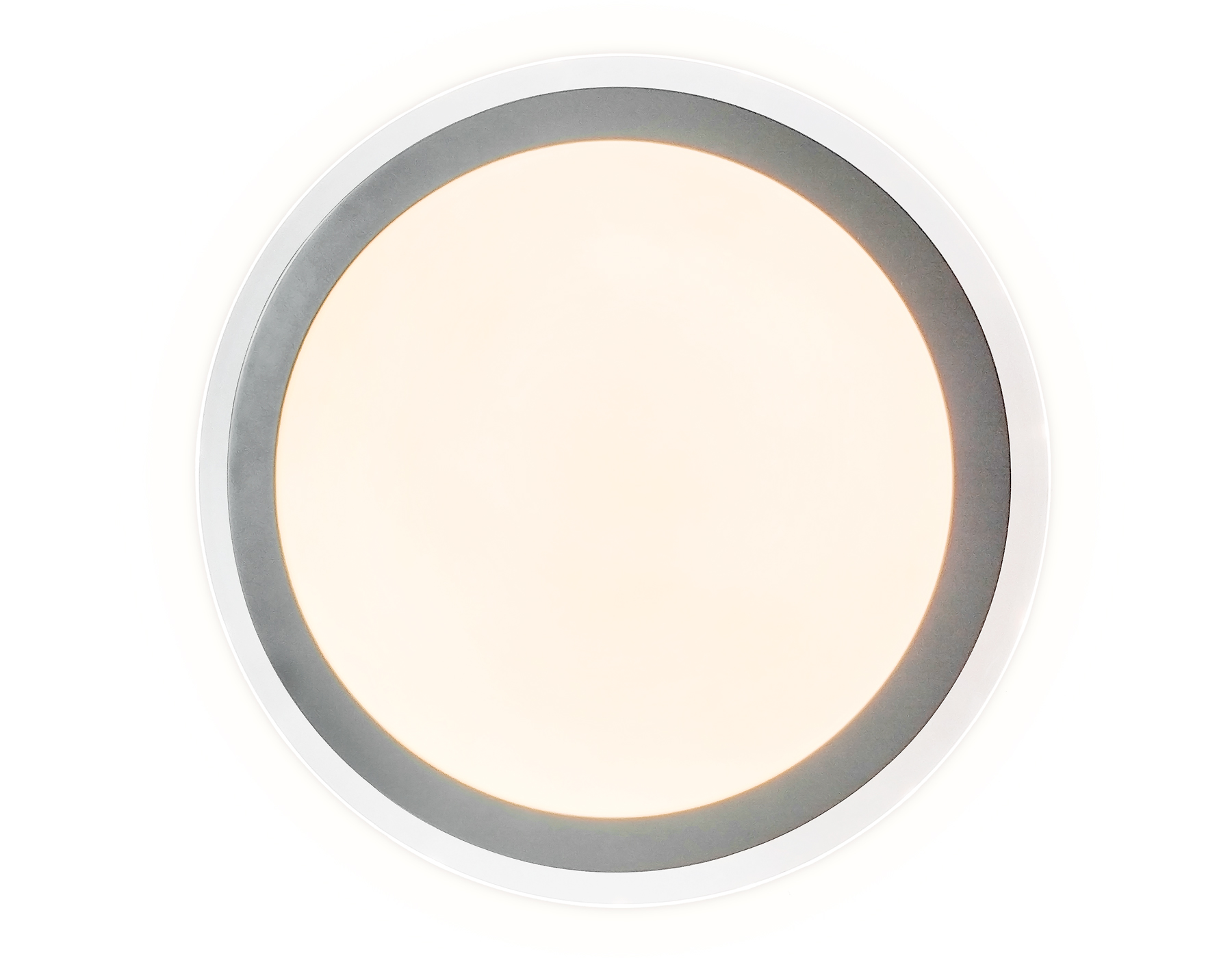 Потолочный светодиодный светильник с пультом Ambrella FF49 WH белый 48W 3000K/4200K/6400K D400*75 (ПДУ ИК)