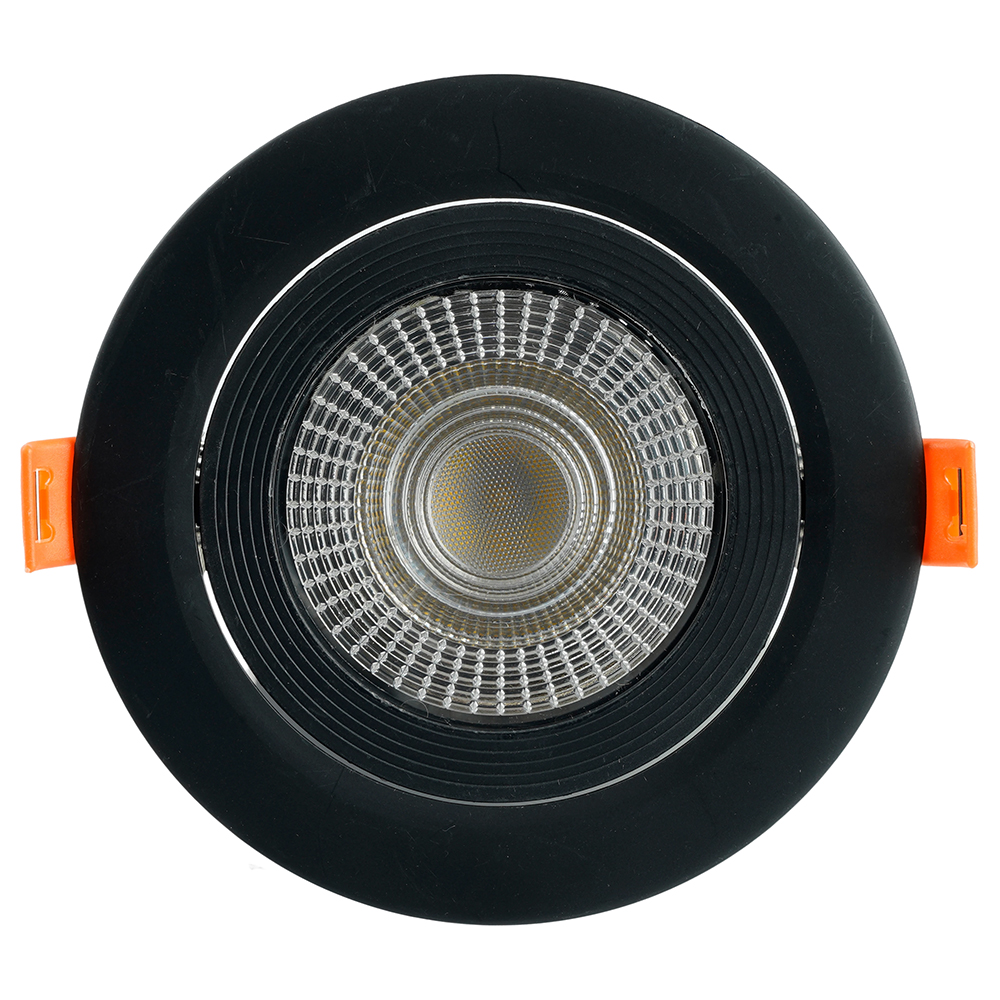 Светодиодный светильник Feron.ONE AL540 встраиваемый 12W 4000K черный "круг"