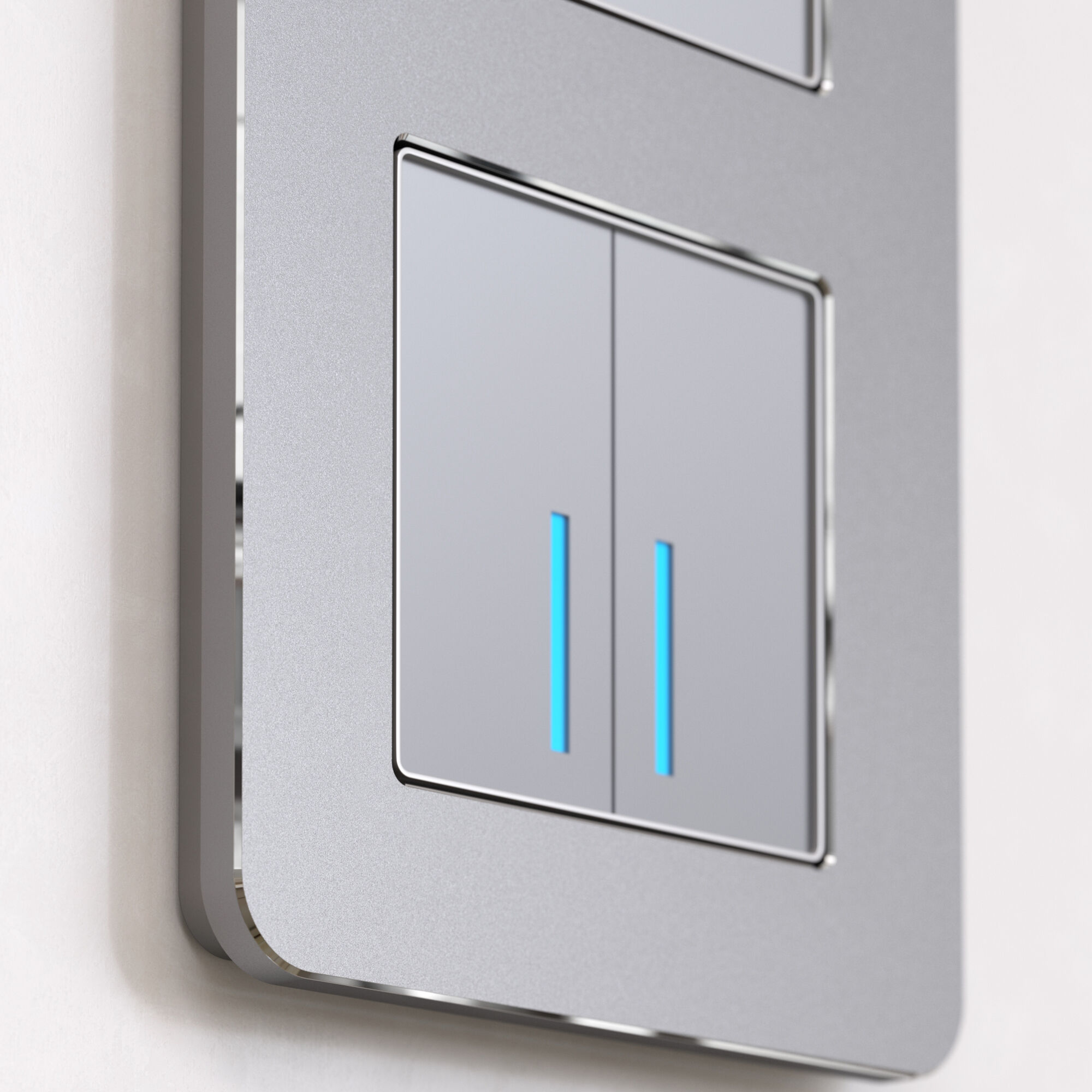 Рамка на 3 поста Platinum Werkel (алюминий) W0032606