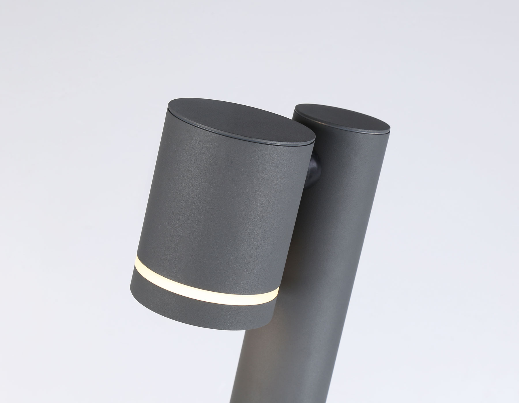 Уличный ландшафтный светильник ST3342 GR серый IP54 GX53 max 15W 100*85*600