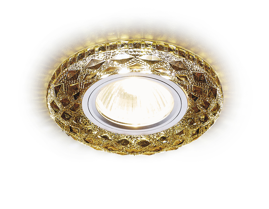 Встраиваемый светильник Ambrella S288 BK хром/агат/MR16+3W(LED WHITE) Встраиваемый светильник Ambrella S288 BK хром/агат/MR16+3W(LED WHITE)