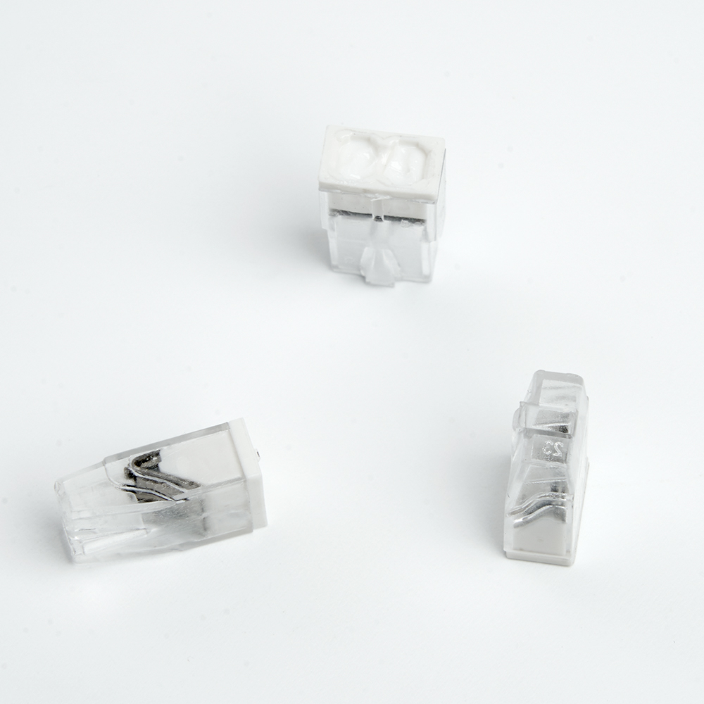 Клемма монтажная 2-проводная с пастой STEKKER  для 1-жильного проводника, LD2273-242