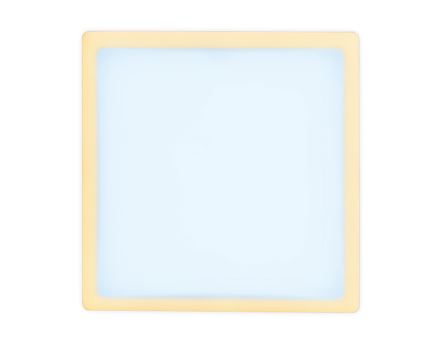 Встраиваемый светодиодный светильник с подсветкой Ambrella DCR333 10W+4W 6400K/3000K 85-265V 120*120*32 (A105*105)