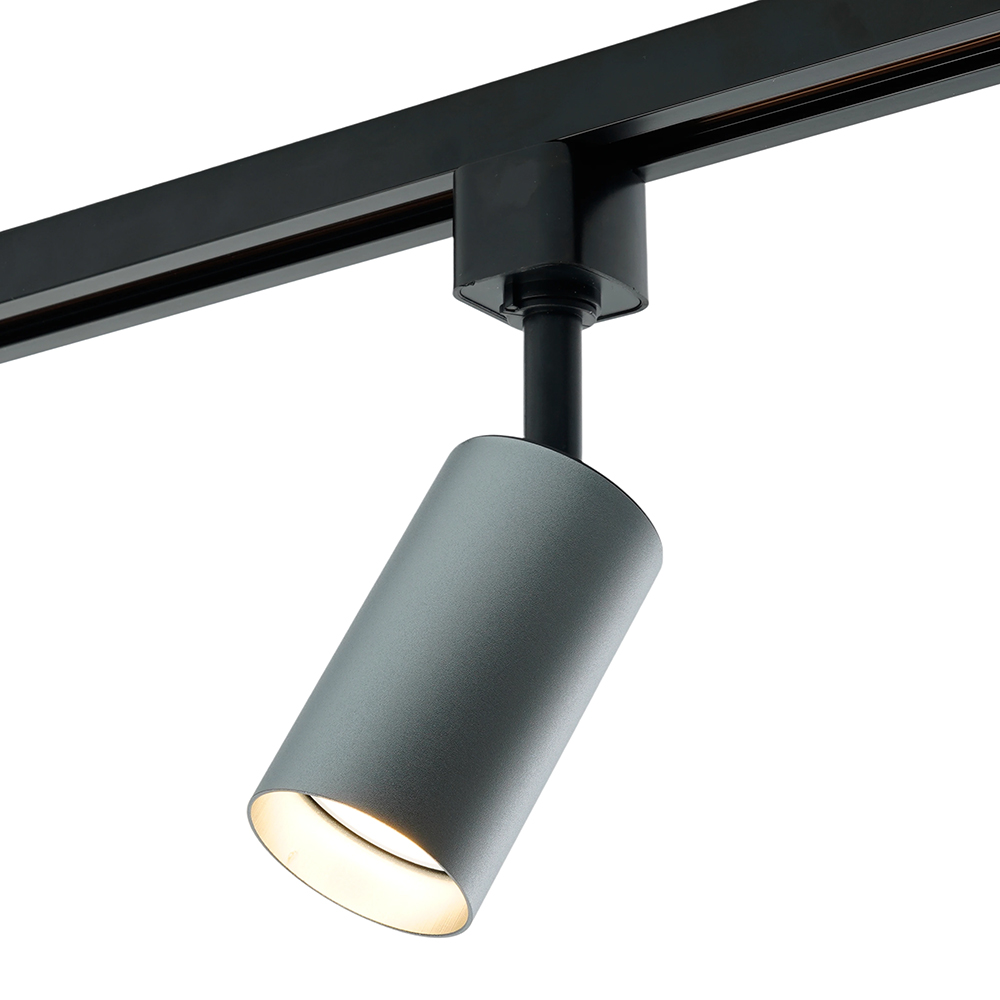 Светильник Feron AL155 трековый однофазный на шинопровод под лампу GU10, графит