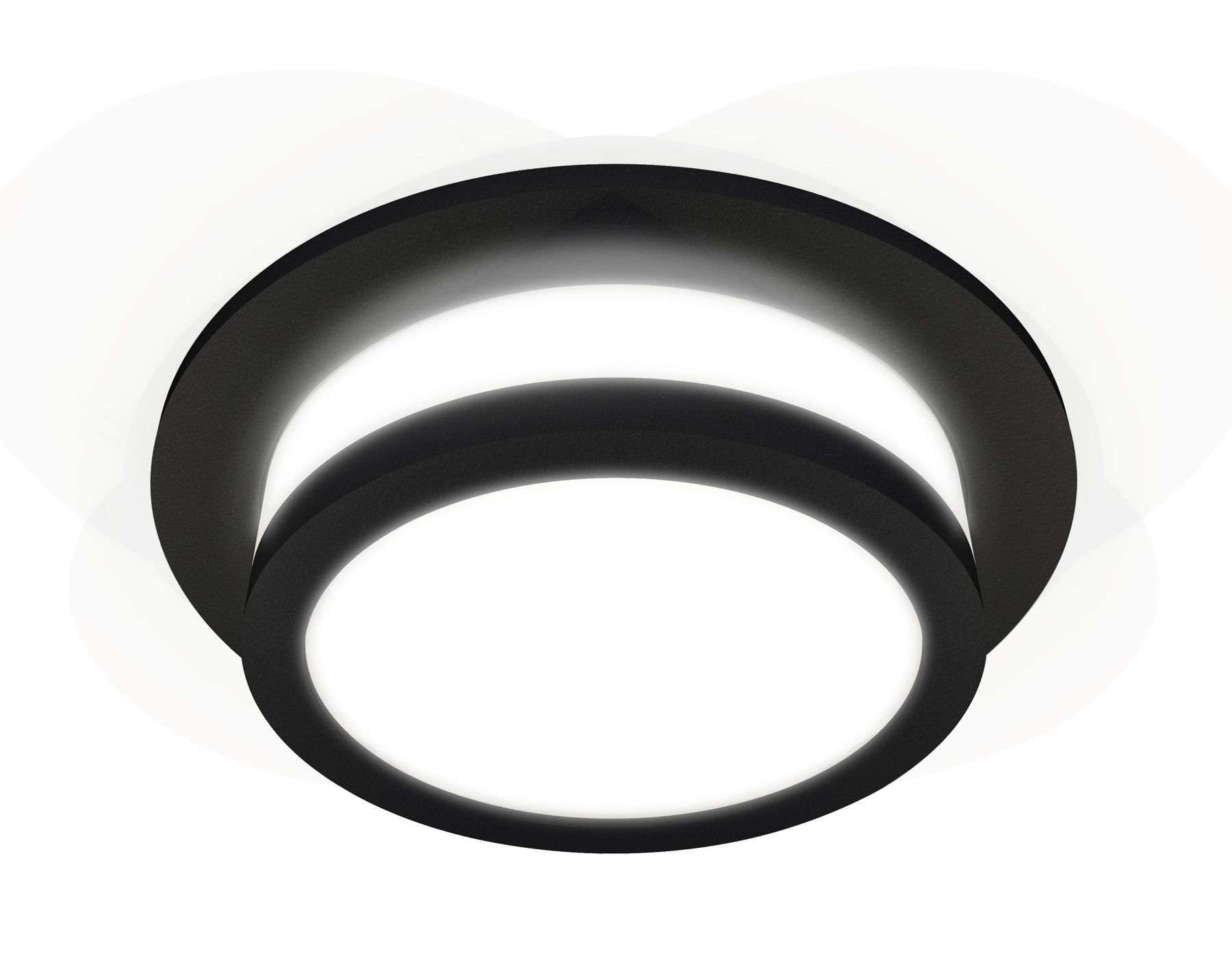 Встраиваемый светильник XC7622041 SBK/FR черный песок/белый матовый MR16 GU5.3 (C7622, N7121)