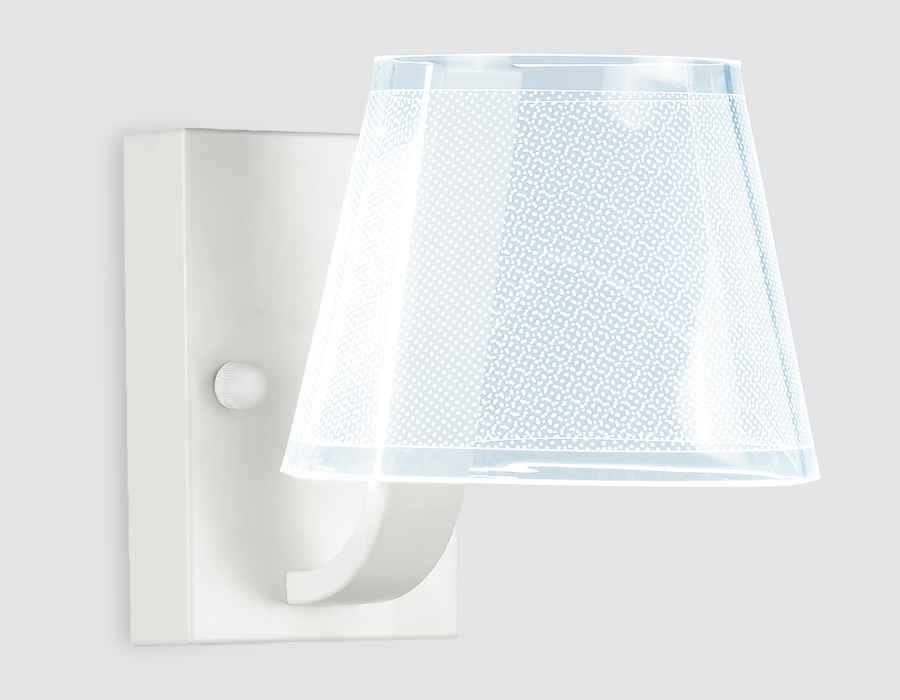 Настенный светодиодный светильник Ambrella с выключателем AK4088 WH белый LED 3000K/4200K/6400K 13W