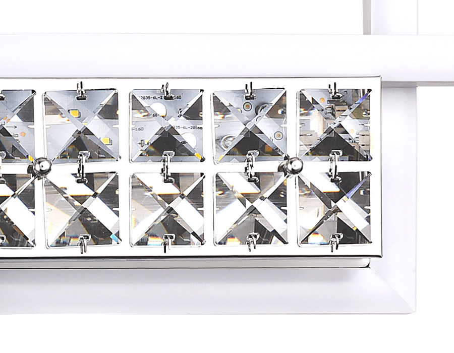 Настенно-потолочный светодиодный светильник Ambrella FA107 WH  15W 3000K 380*200*85 (Без ПДУ)