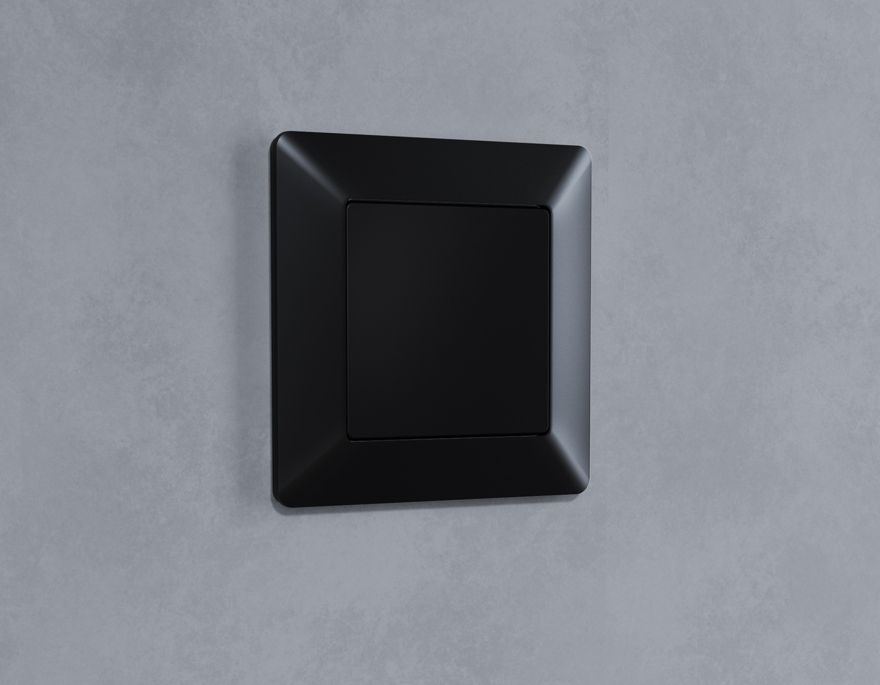 AF110701 Рамка ALFA Line (Черный матовый) 1-ая