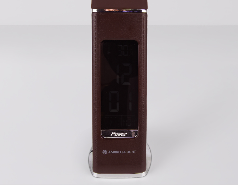 Светодиодная настольная лампа  Ambrella с дисплеем DE510 BR коричневый LED 3000-6400K 6W