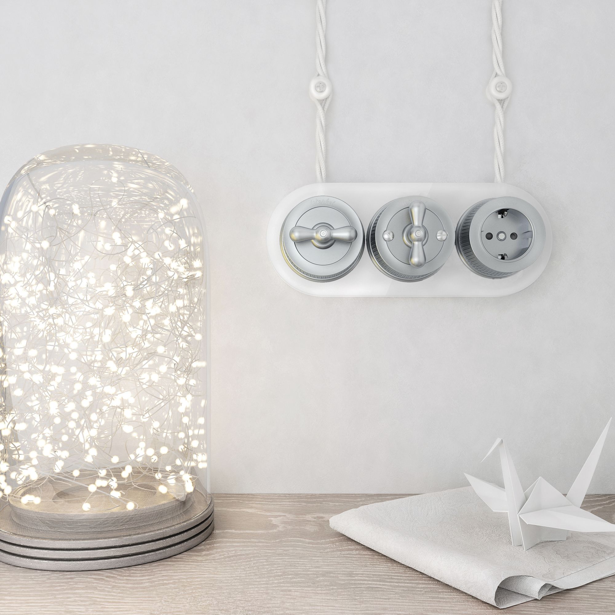 Рамка на 3 поста Werkel Favorit Runda (Белый) WL21-frame-03 / W0035101 / a044890