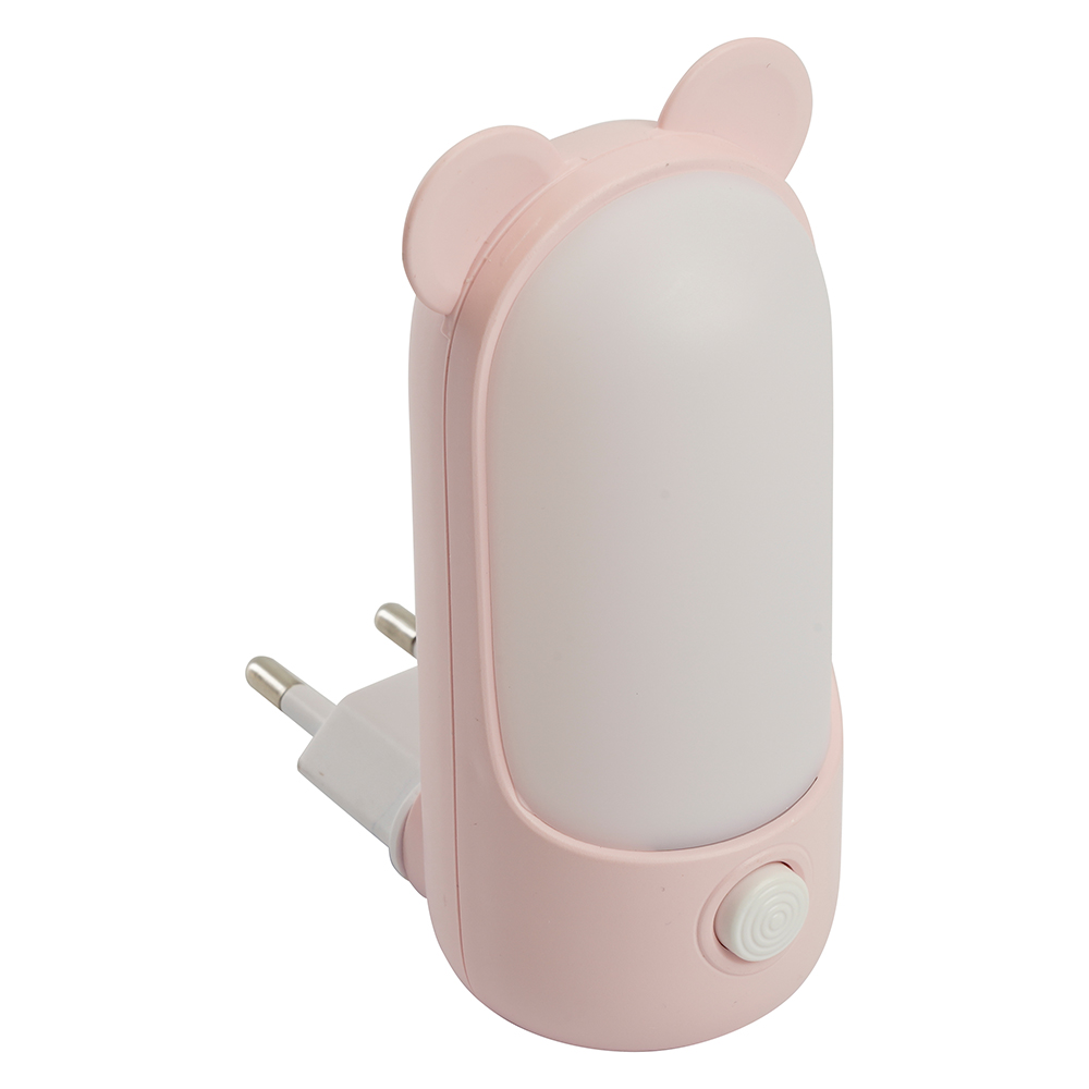 Светильник ночник Feron FN1172 0,8W 220V, розовый