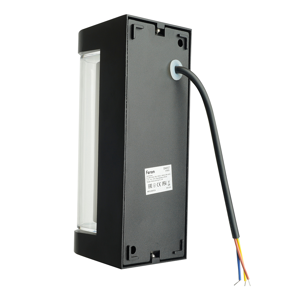 Светильник уличный светодиодный Feron DH057, 16W, 1400Lm, 3000K, черный