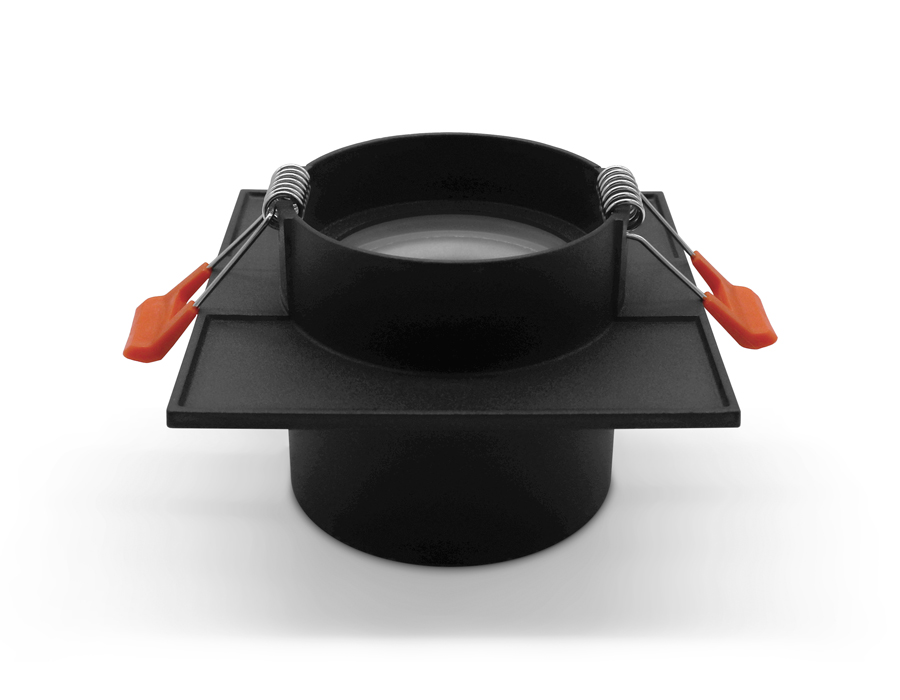 Встраиваемый точечный светильник Ambrella TN326 SBK черный песок GU5.3 92*92*60