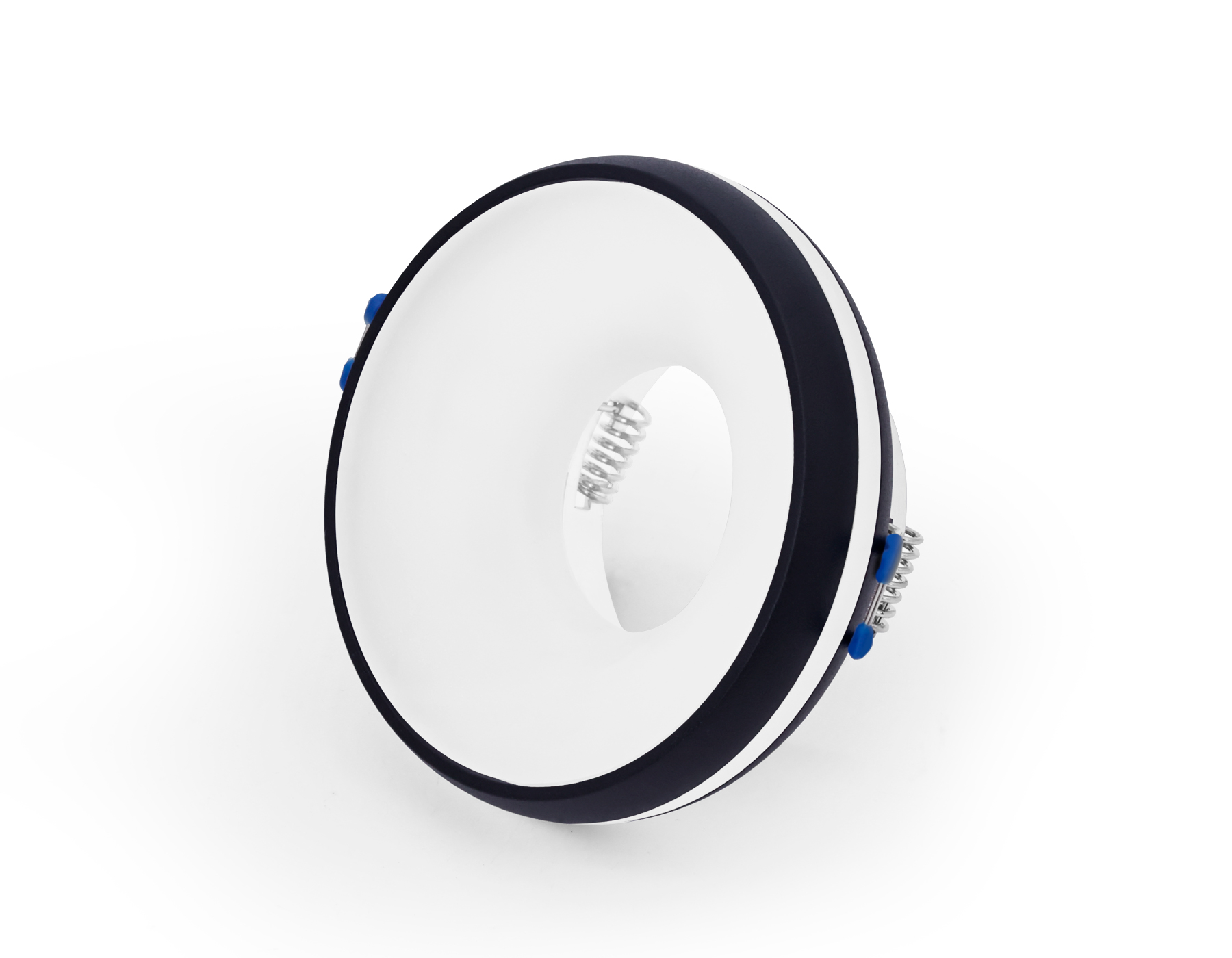 Встраиваемый светильник TN3322 SBK/FR черный песок/белый матовый GU5.3 D95*45