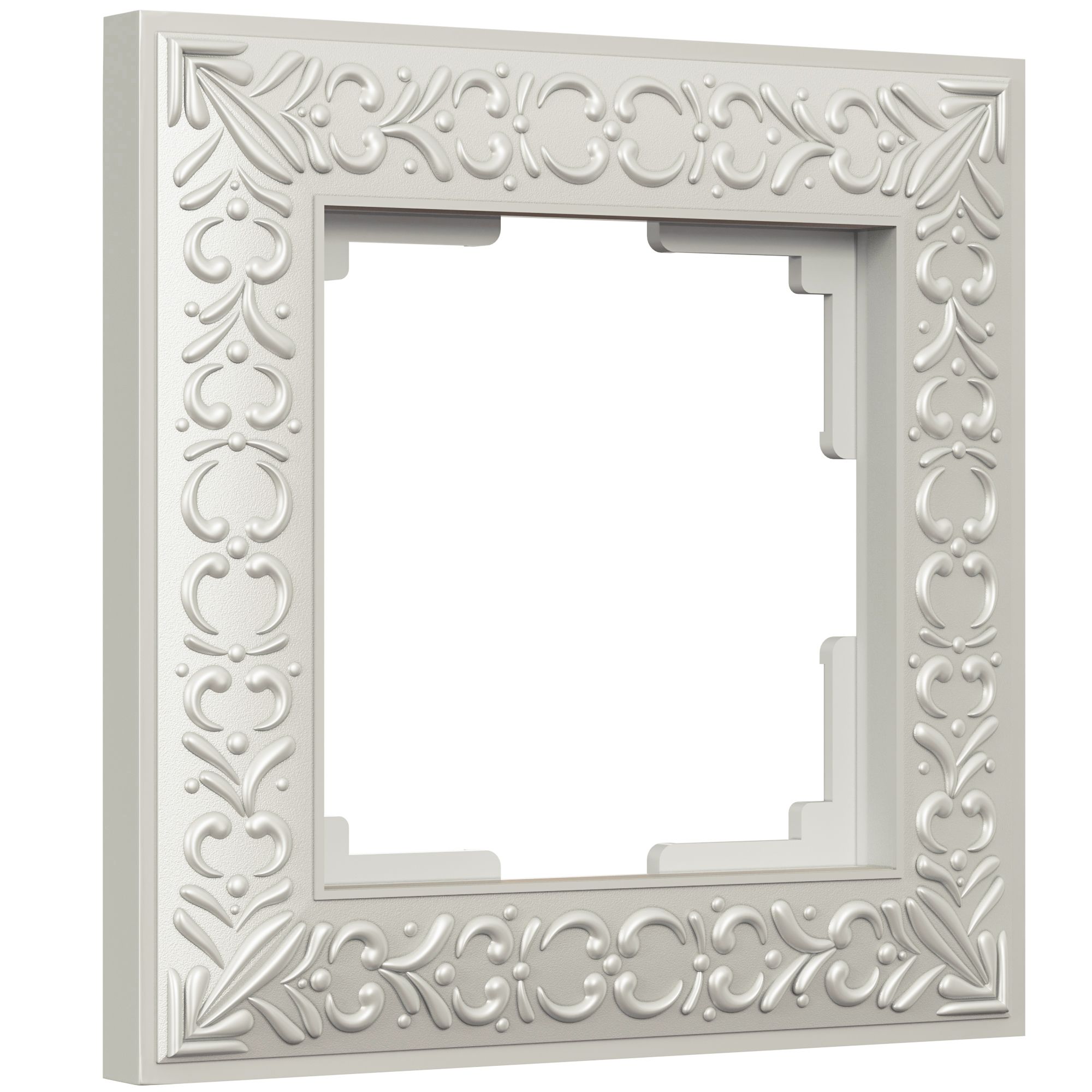 Рамка на 1 пост Werlel Antik (жемчужный) WL07-Frame-01