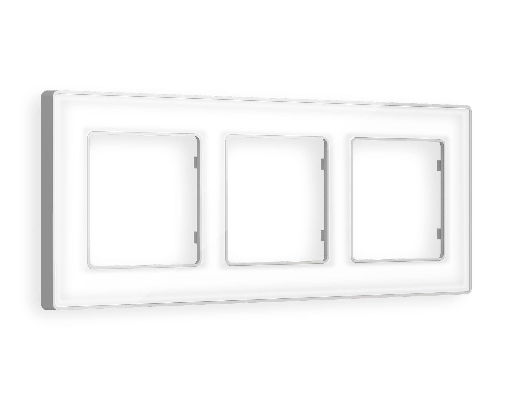 AF580133 Рамка ALFA Arctic (Белый Стекло органическое/Серебро) 3-ая