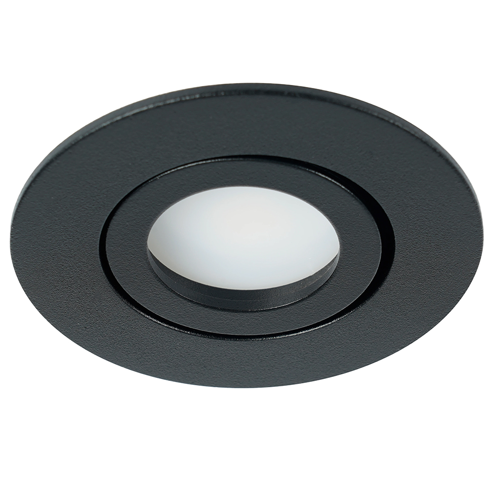 Светильник встраиваемый Feron DL1101 потолочный MR11 G5.3, GU10 черный