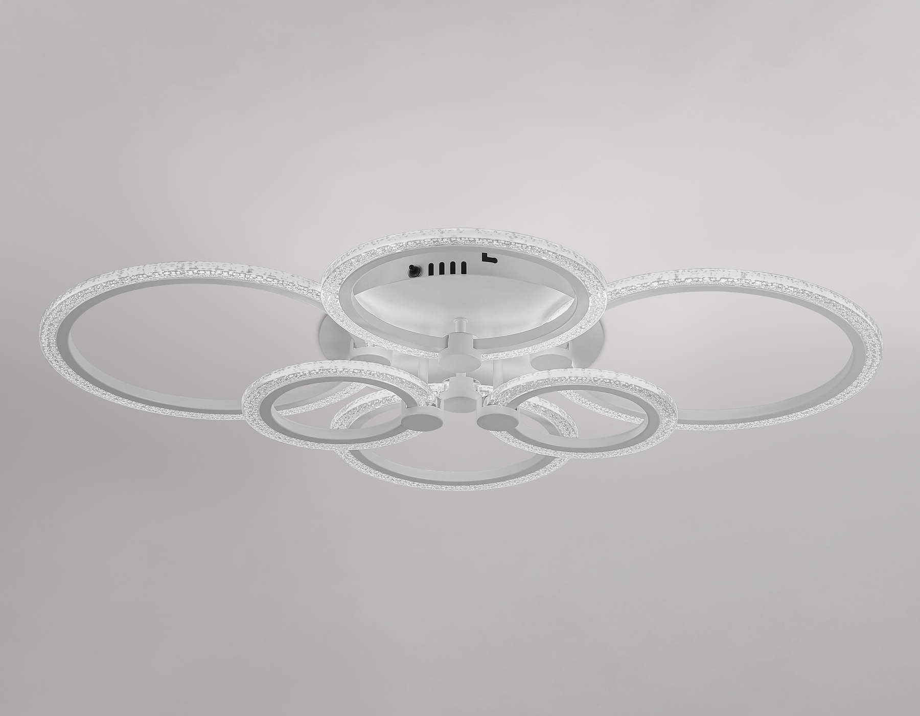 Потолочный светодиодный светильник с пультом Ambrella FA4065/6 WH белый 4200K/3000+6400K/6400K+3000K 65W 645*450*120 (ПДУ ИК)