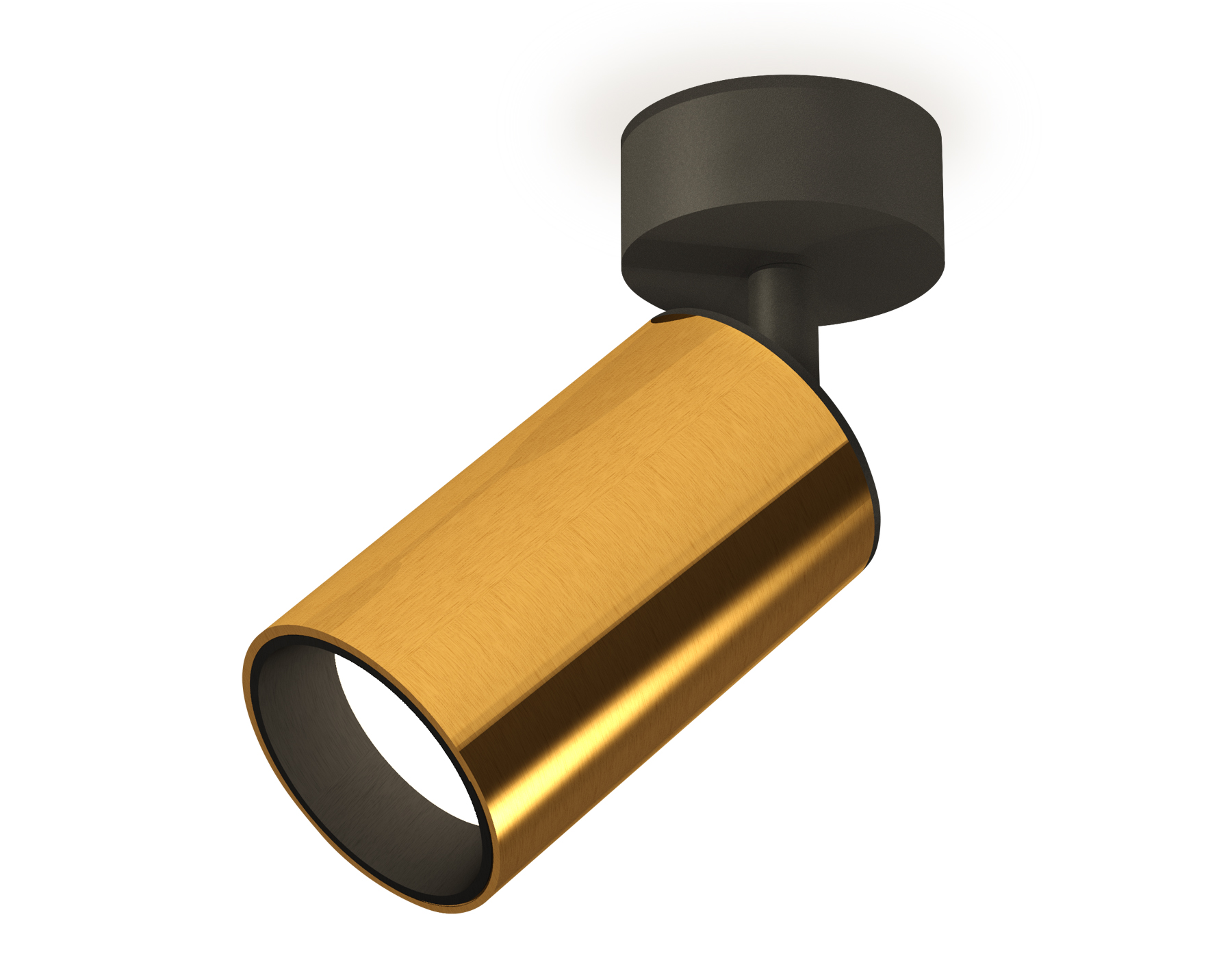 Накладной поворотный светильник XM6327020 PYG/SBK золото желтое полированное/черный песок MR16 GU5.3 (A2210, C6327, N6111)
