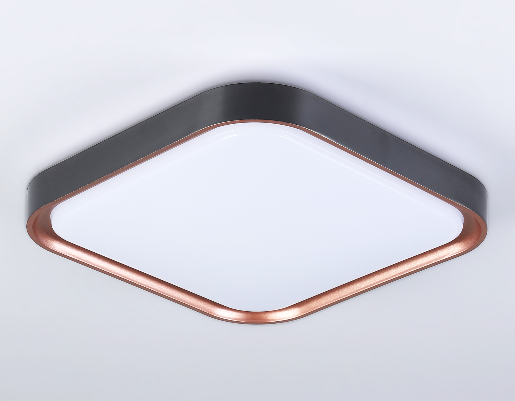 FZ1271 BK/PGD черный/розовое золото 27W 5000K 350*350*60 (Без ПДУ)