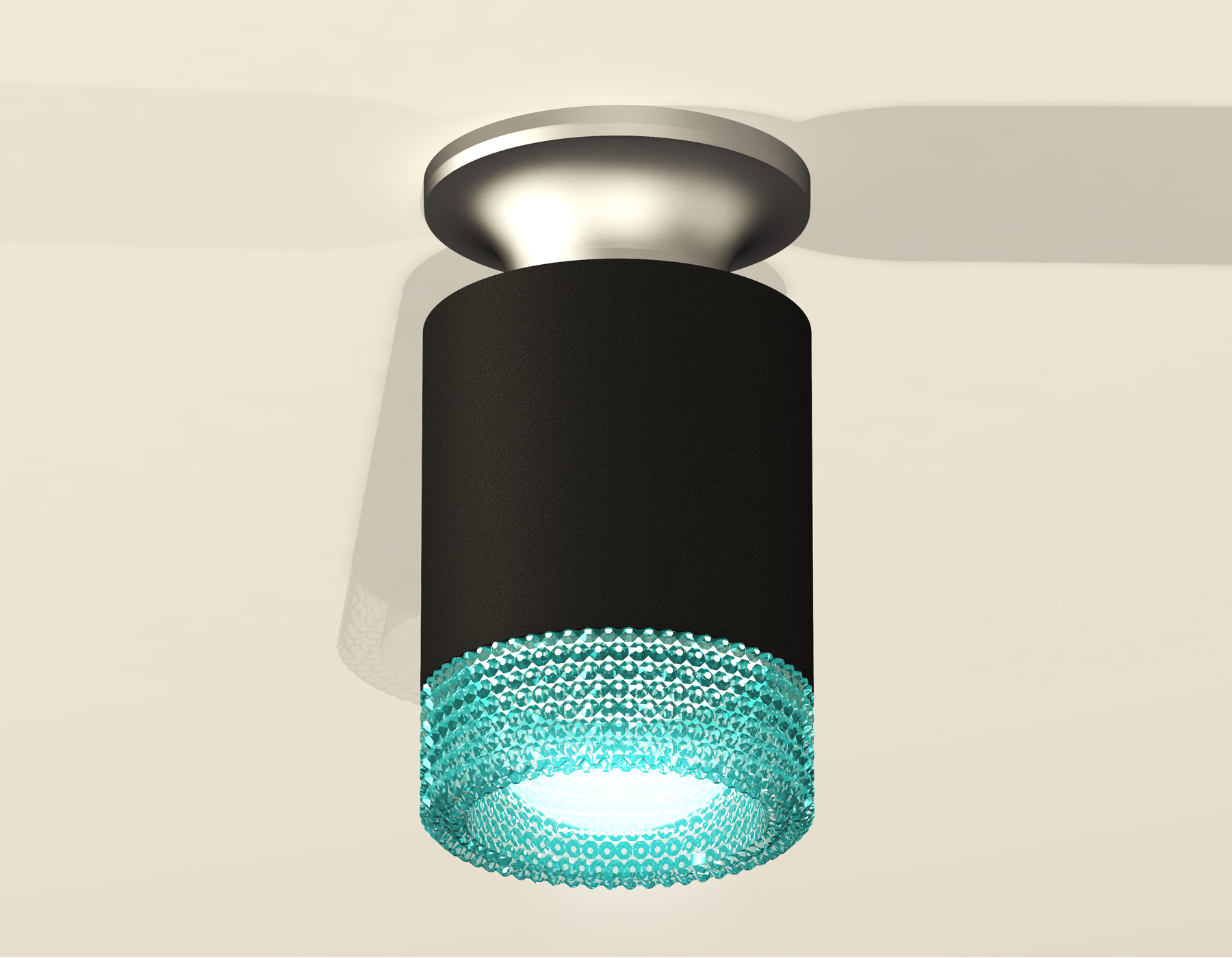 Накладной светильник XS6302142 SBK/MCH/BL черный песок/хром матовый/голубой MR16 GU5.3 (N6904, C6302, N6153) Накладной светильник XS6302142 SBK/MCH/BL черный песок/хром матовый/голубой MR16 GU5.3 (N6904, C6302, N6153)