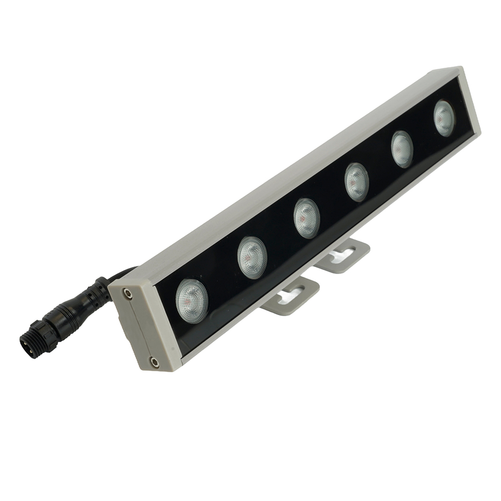 LL-893 Светодиодный линейный прожектор для подсветки стен, красный, 250*40*25mm, 6W DC24V, IP65 LL-893 Светодиодный линейный прожектор для подсветки стен, красный, 250*40*25mm, 6W DC24V, IP65