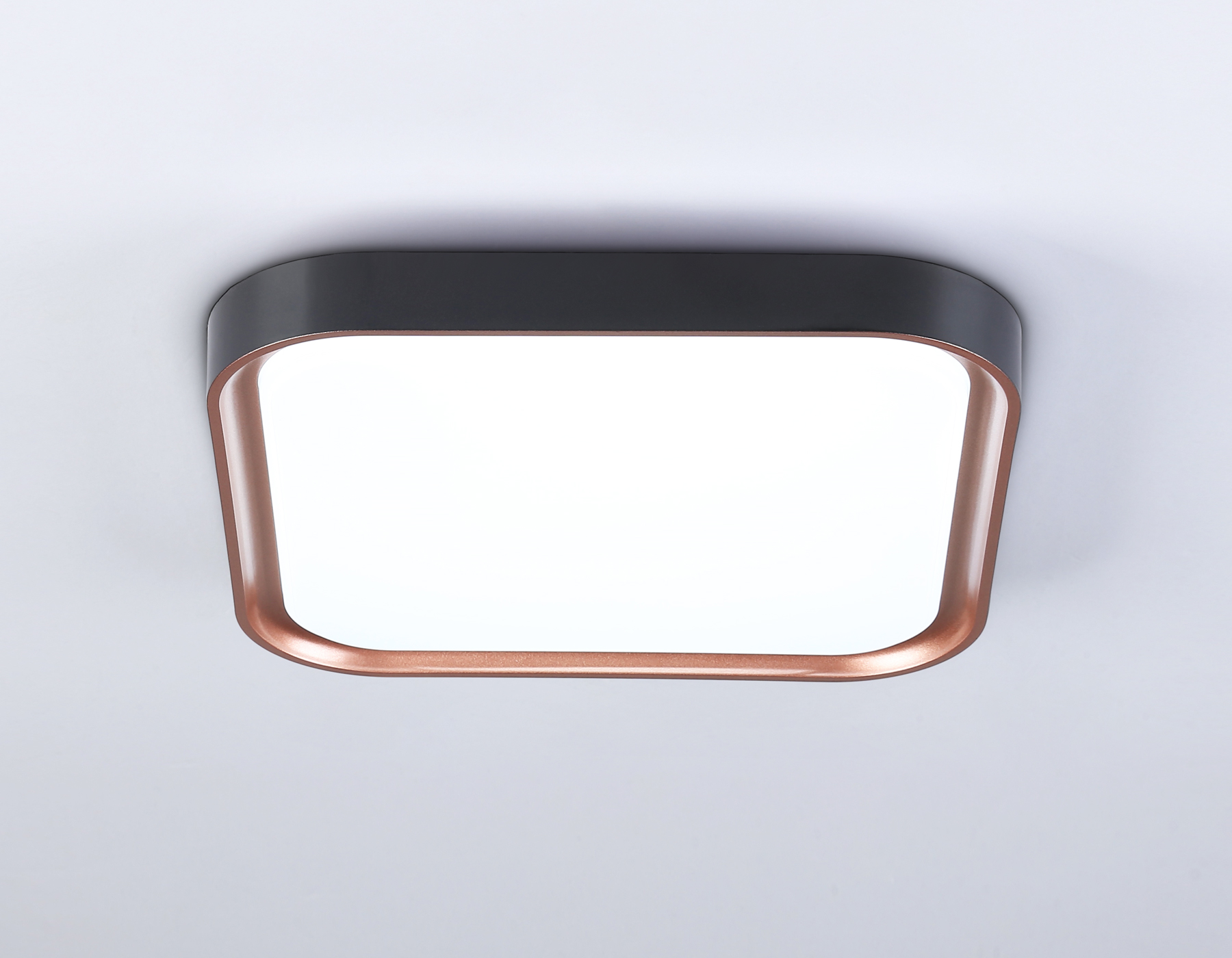 FZ1265 BK/PGD черный/золото розовое 18W 5000K 250*250*60 (Без ПДУ)