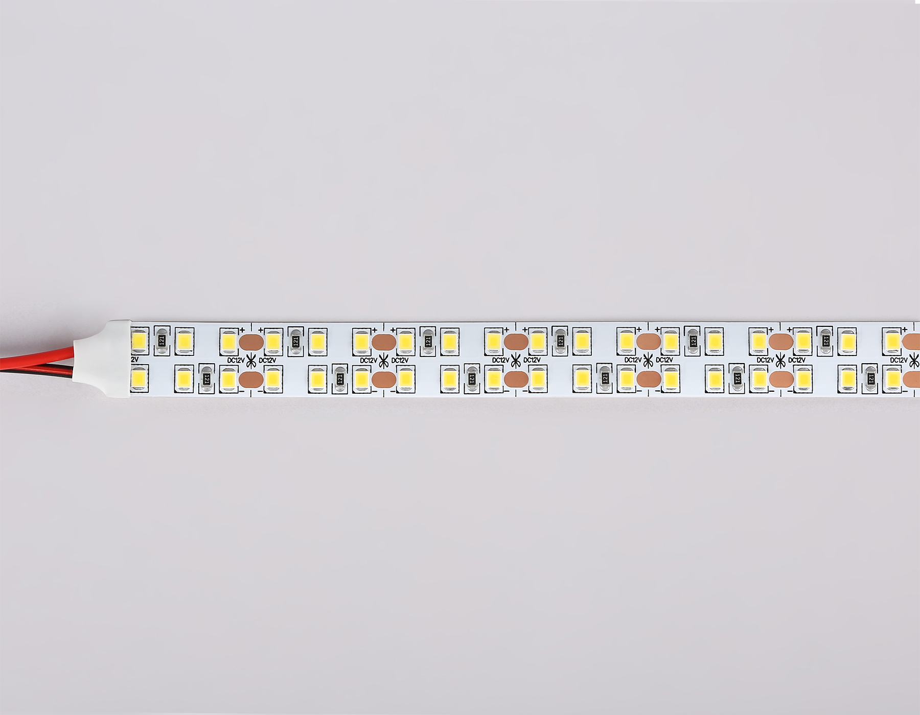 GS1702 2835 240Led/ 24W m/ 12V IP20 4500K/ 5000*10*1.2mm (2 конт.)
