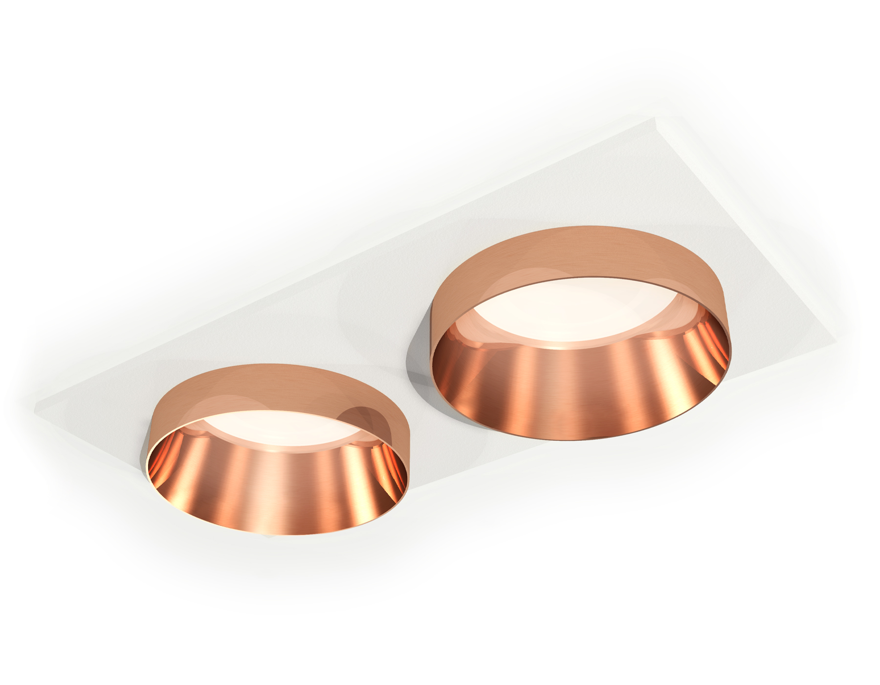 Встраиваемый светильник XC6525025 SWH/PPG белый песок/золото розовое полированное MR16 GU5.3 (C6525, N6135)