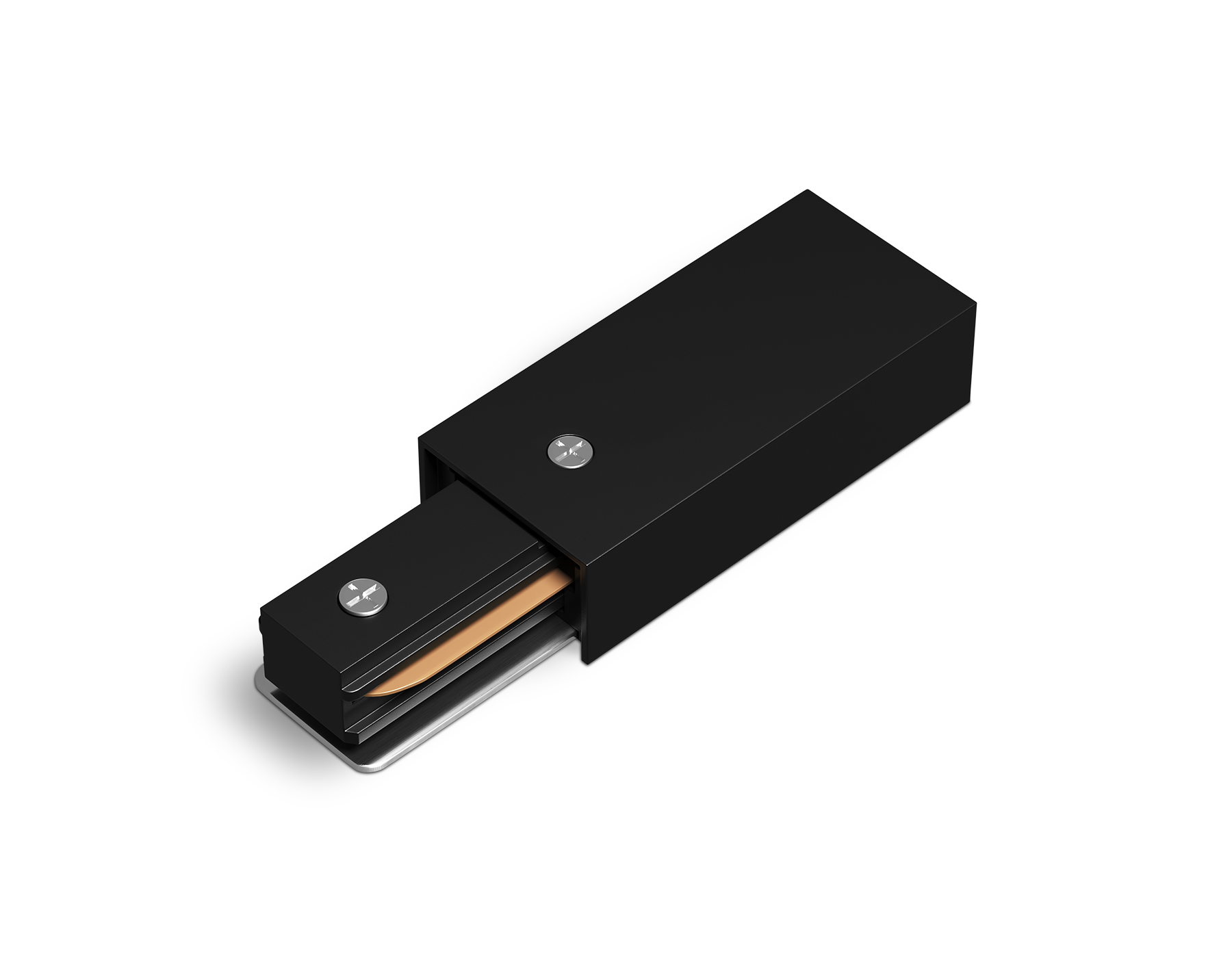 GL7152 BK черный ввод питания IP20 220V 108*35*20