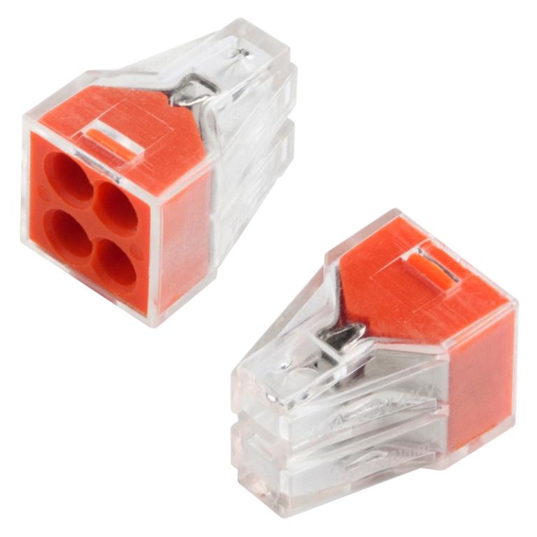 General GTER6-04 клемма строительно-монтажная, СМК, 4-проводная, 0.75-2.5 мм2