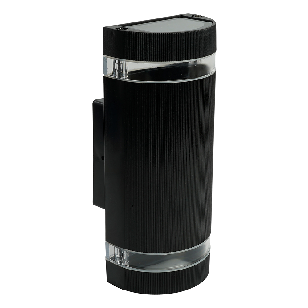 Светильник садово-парковый Feron.ONE DH1702-P, на стену вверх/вниз, 2*GU10 220-240V, черный пластик