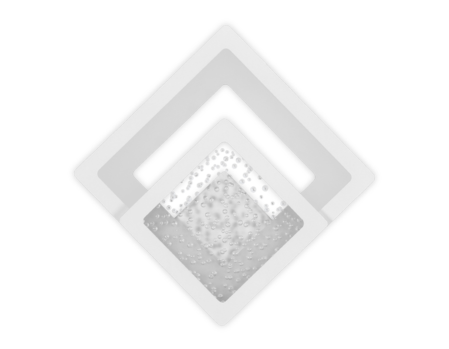 Настенный светодиодный светильник Ambrella FA426 WH белый 3000K+6400K 25W Настенный светодиодный светильник Ambrella FA426 WH белый 3000K+6400K 25W