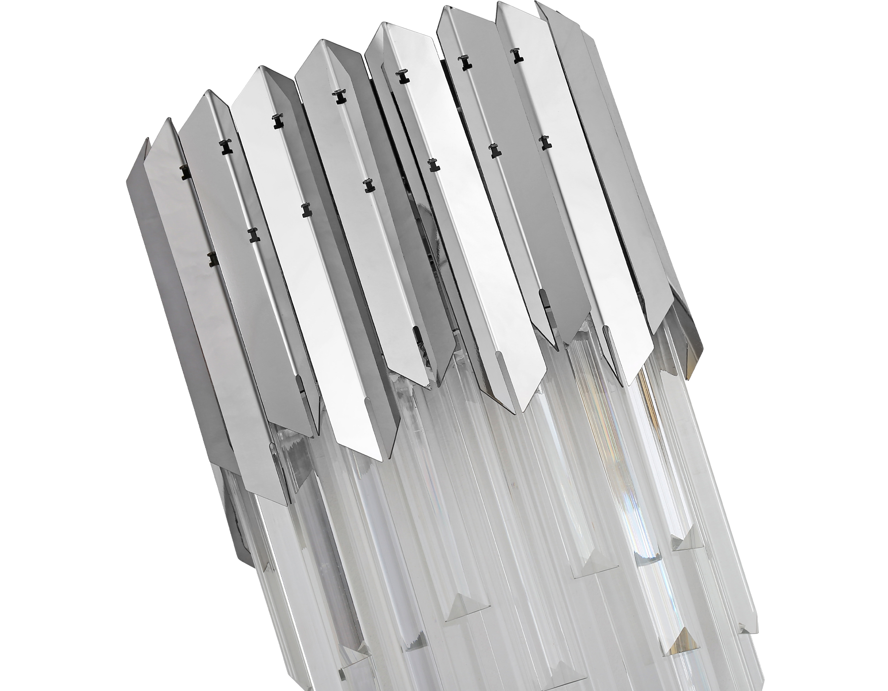 Настенный светильник с хрусталем Ambrella TR5288/2 CH/CL хром/прозрачный E14/2 max 40W 370*220*110