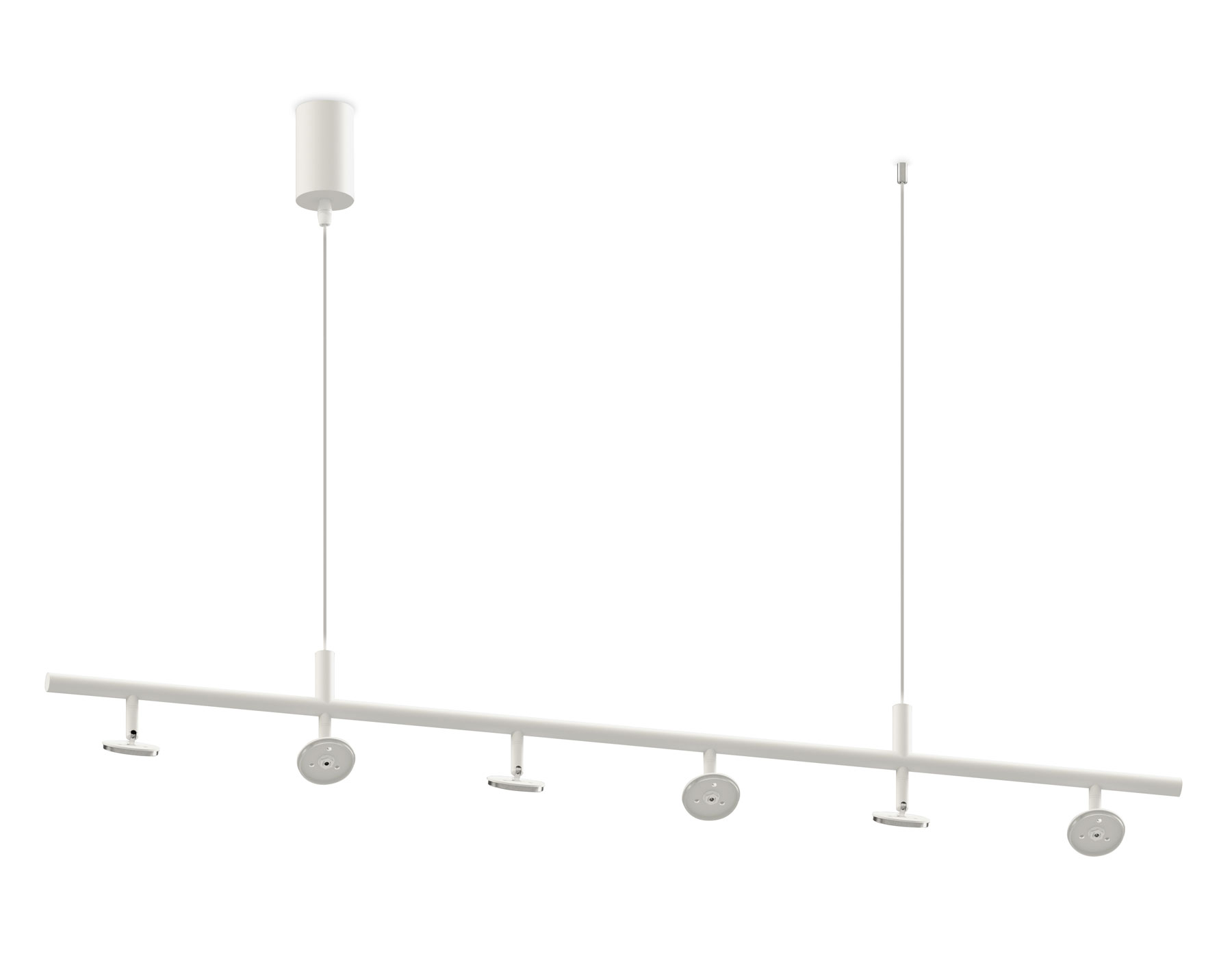Корпус светильника подвесной поворотный Ambrella C9005/6 SWH белый песок 1200*60*1200mm MR16 GU5.3/6 для насадок D60