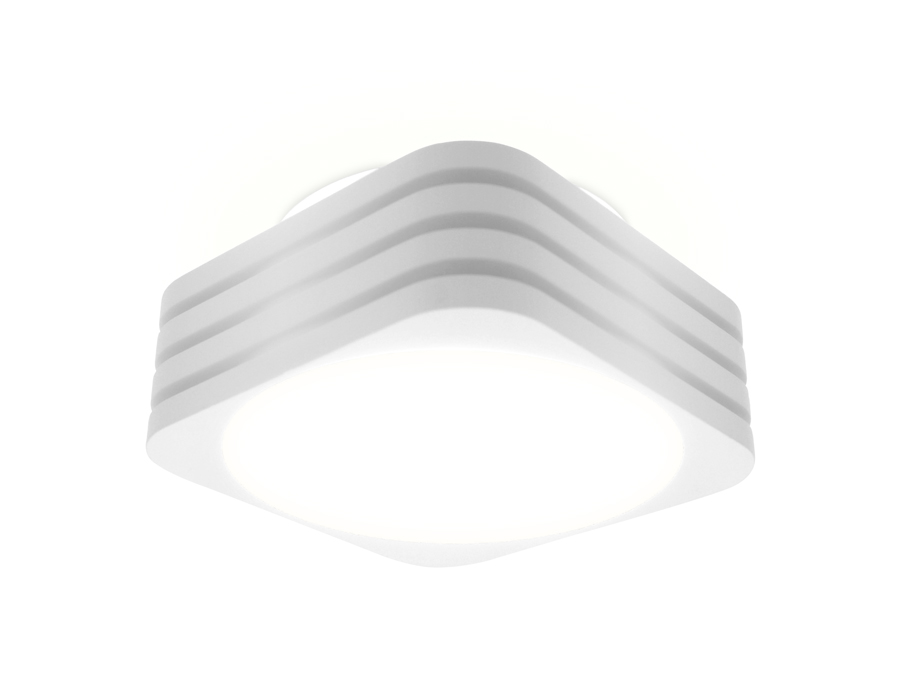 Встраиваемый точечный светильник Ambrella TN305 SWH белый песок GU5.3 86*86*60