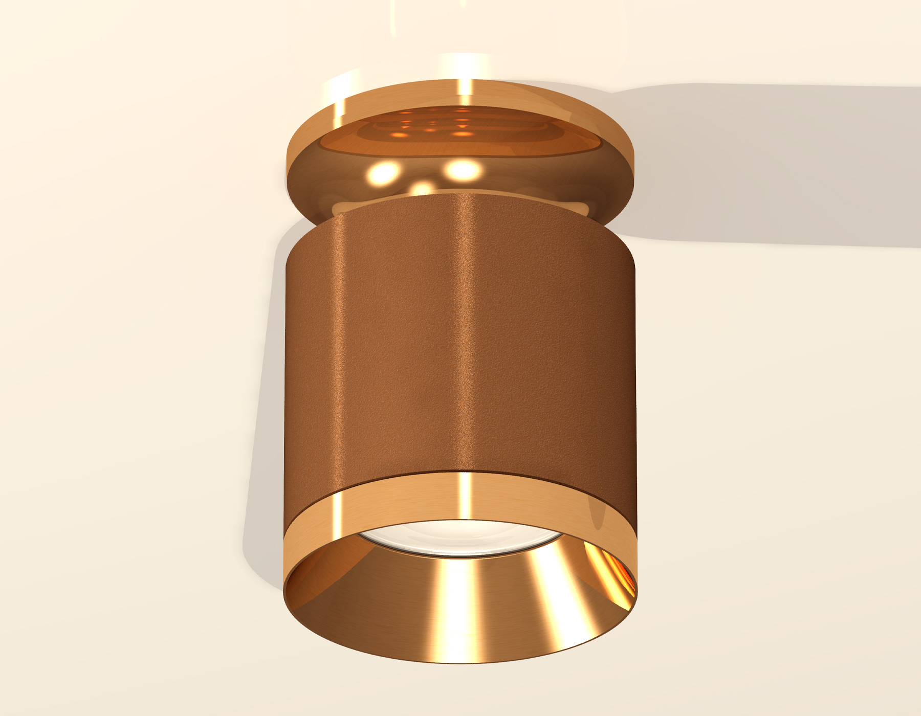 Накладной светильник XS7404121 SCF/PYG кофе песок/золото желтое полированное MR16 GU5.3 (N7929, C7404, N7034)