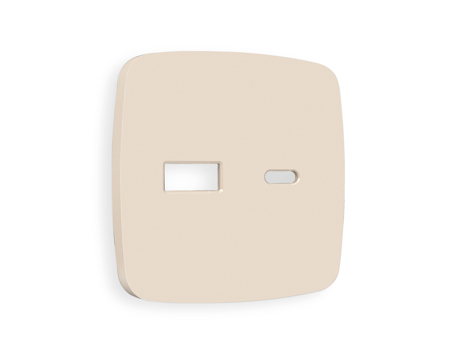 OP3310 Лицевая панель OMEGA (Бежевый матовый) для розетки 2USB A+C QUANT