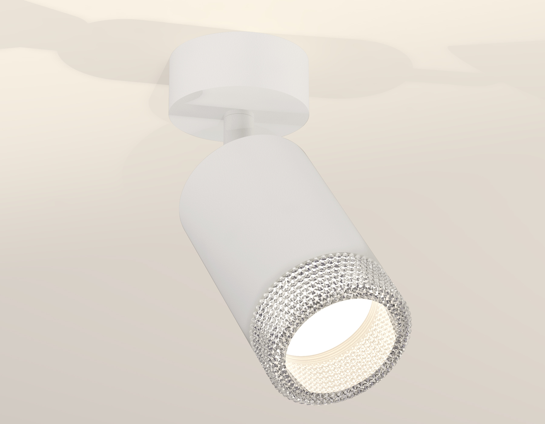 Накладной поворотный светильник XM6312001 SWH/CL белый песок/прозрачный MR16 GU5.3 (A2202, C6312, N6150)