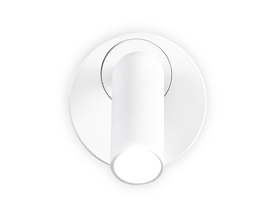 Настенный поворотный светодиодный светильник с выключателем Ambrella FW280 SWH белый песок LED 4200K 3W 70*70*65