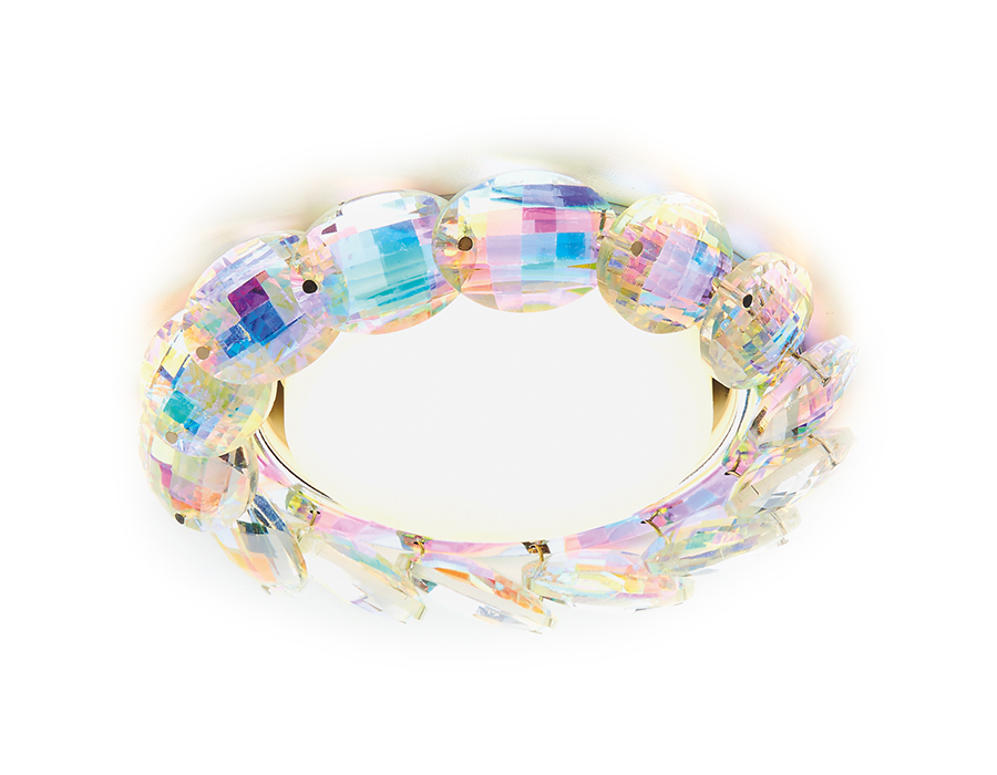 Встраиваемый светильник Ambrella G201 MULTI/CH хром/мульти GX53